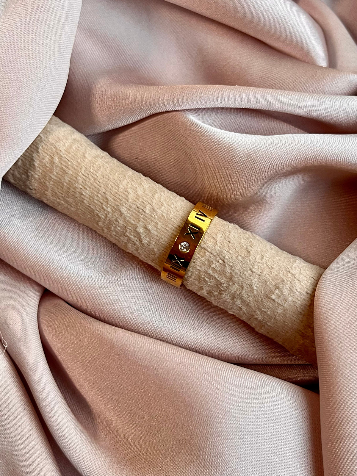 Roman Luxe Crystal Ring