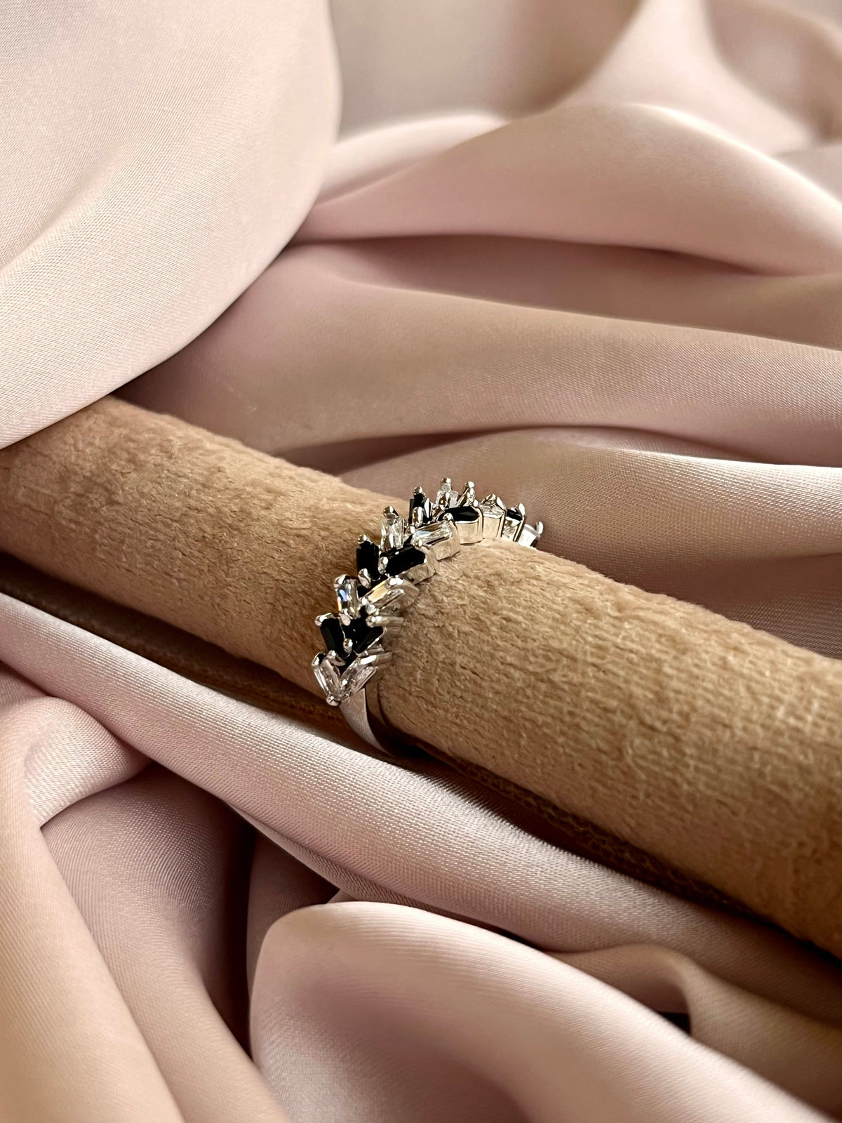 Midnight Sparkle Band Ring