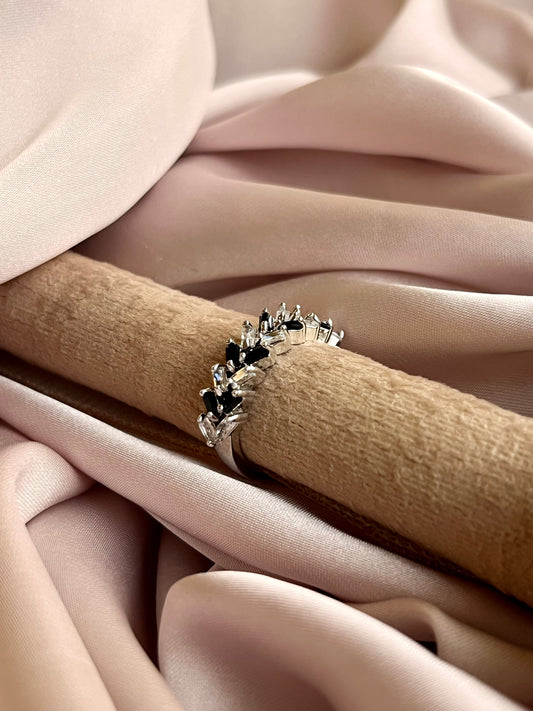 Midnight Sparkle Band Ring
