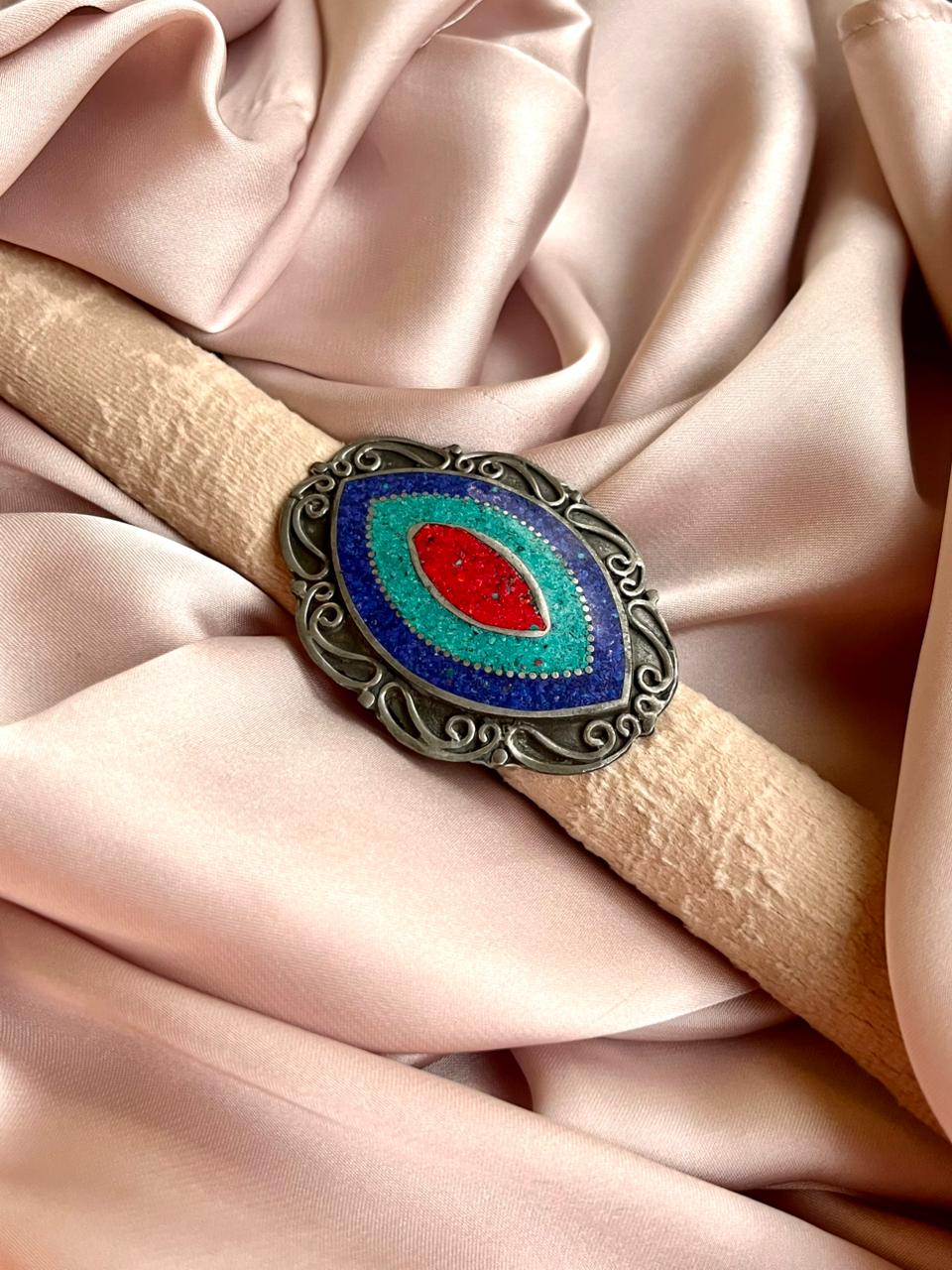Royal Nazar Shield Ring