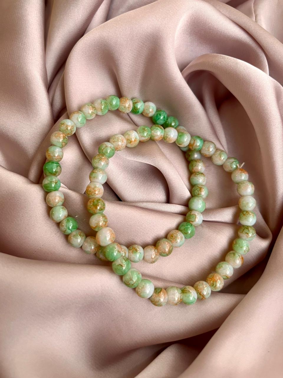 Mint Bloom Jasper Bracelet