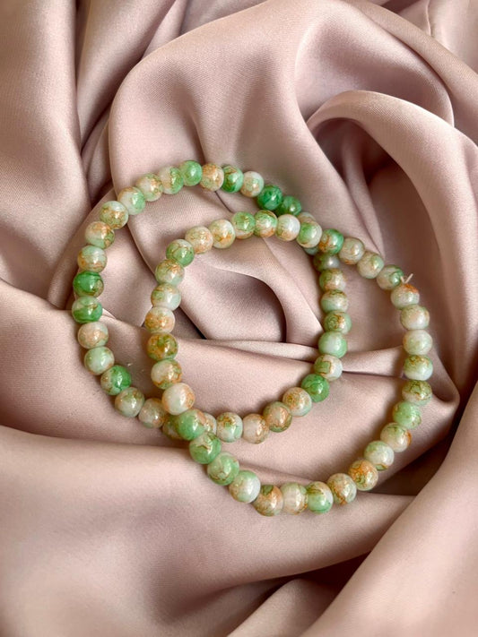 Mint Bloom Jasper Bracelet